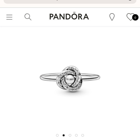 PANDORA sparkling luminous love knot ring✨✨ - Picture 2 of 5